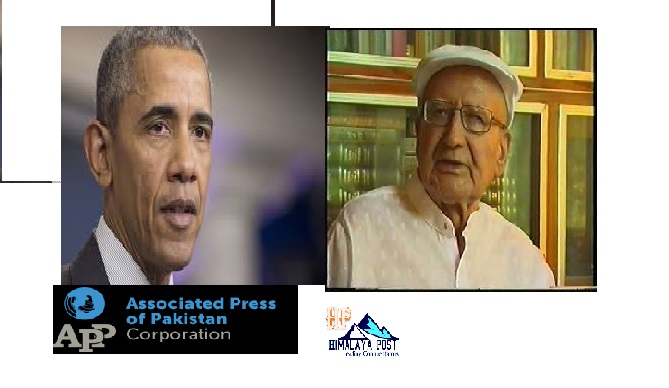 United States President Barack Obama has congratulated renowned Pakistani scholar and poet Professor Allama Nasiruddin Hunzai on his 100th birth anniversary and hoped that his scholarly work will further broaden vision of people in the years to come.